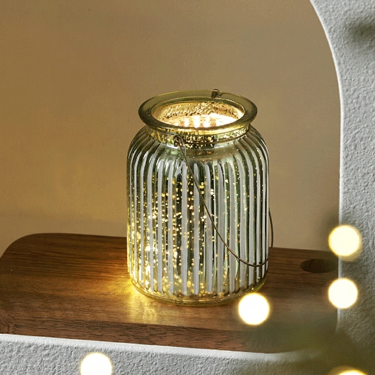 Glass Candle Holder