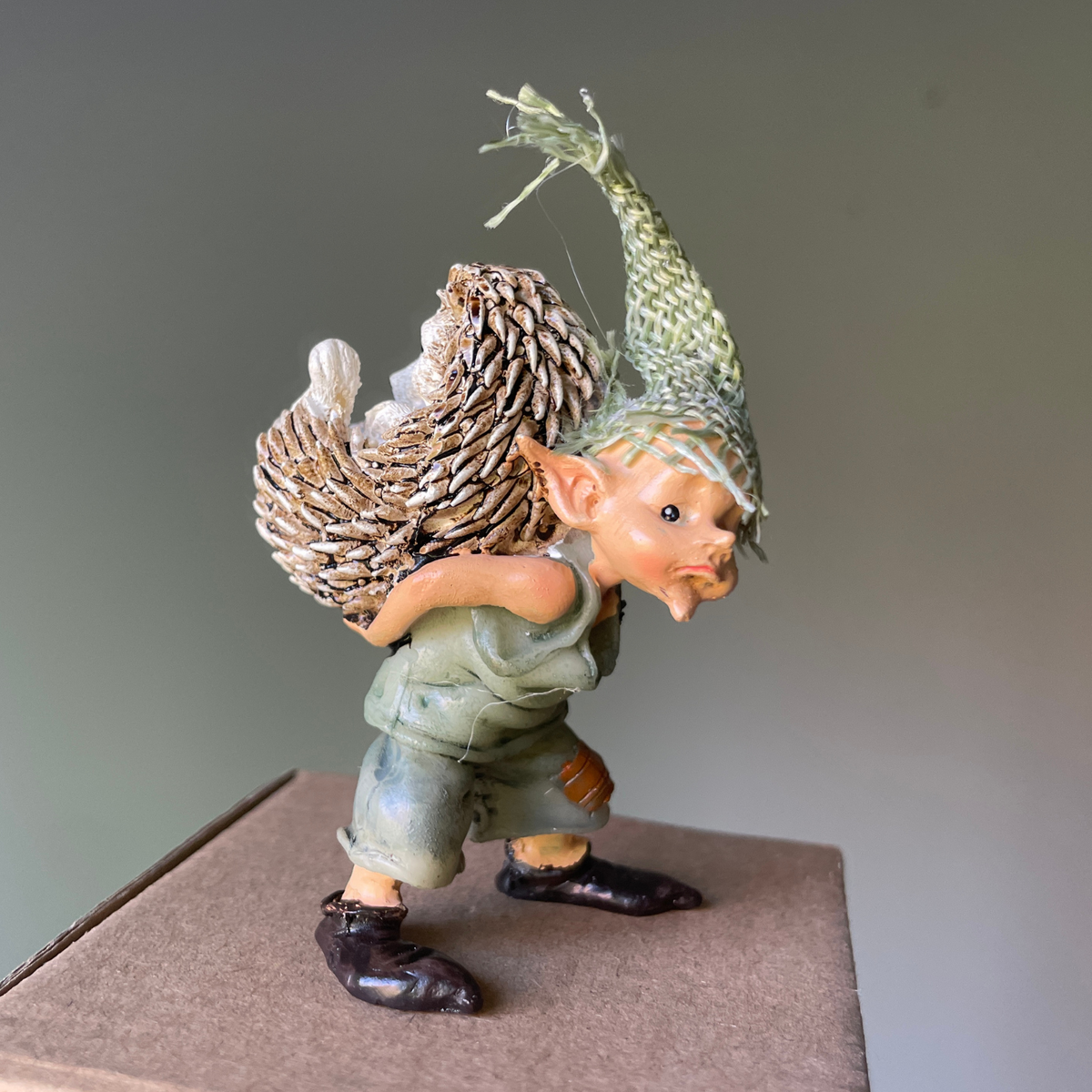 Resin Goblin Fairy Garden Ornament