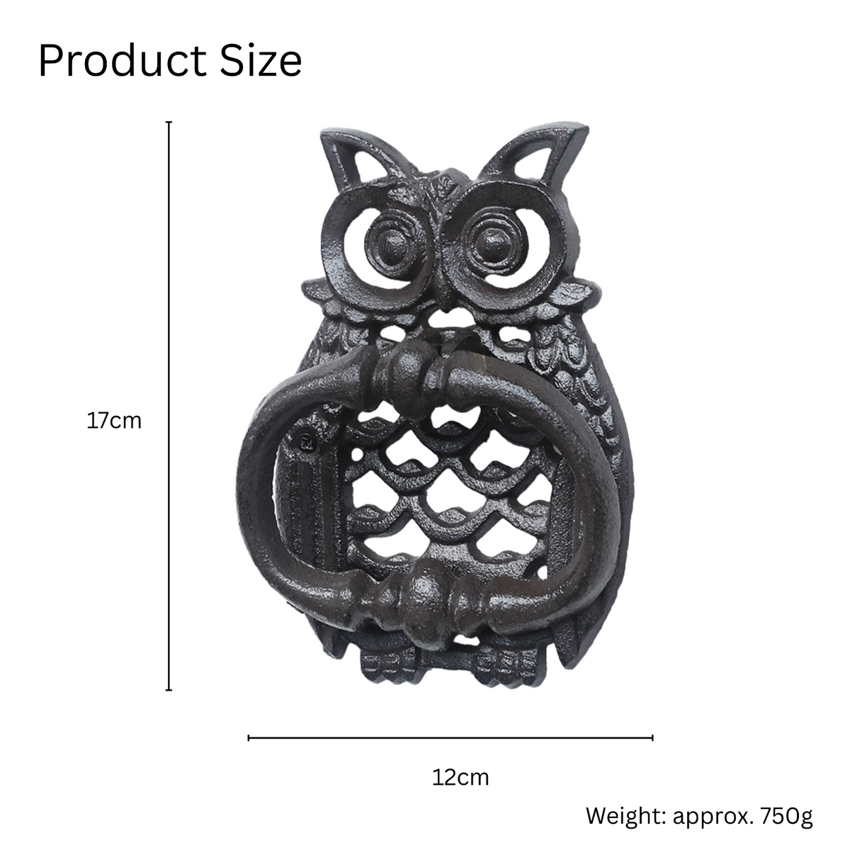 Woodland Cast Iron Door Knocker