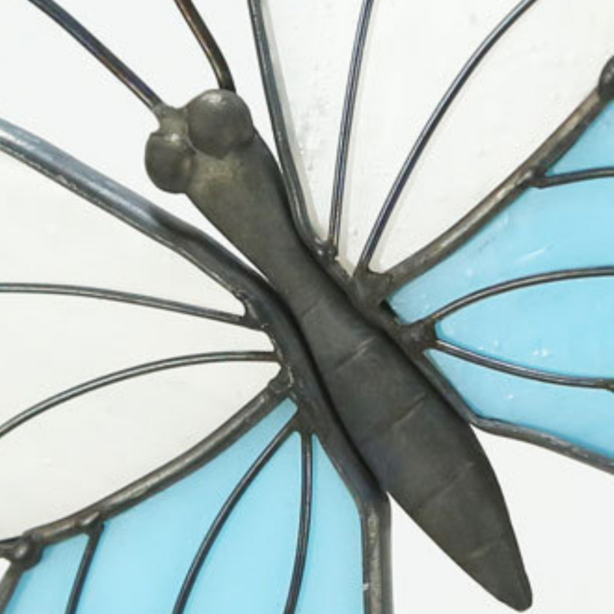 Stained Glass Yellow Butterfly Suncatcher