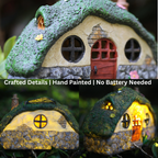 Solar LED Storybook Fairy House Light