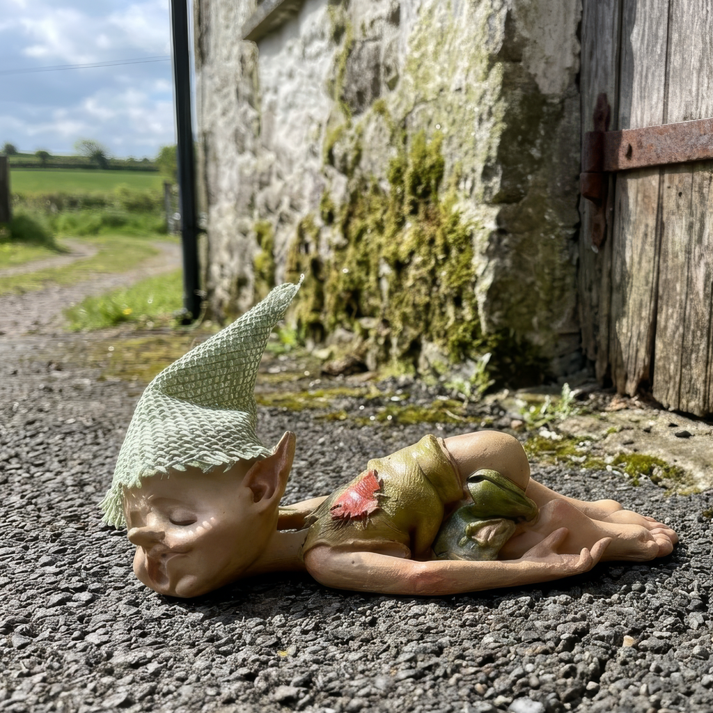 Resin Goblin Fairy Garden Ornament