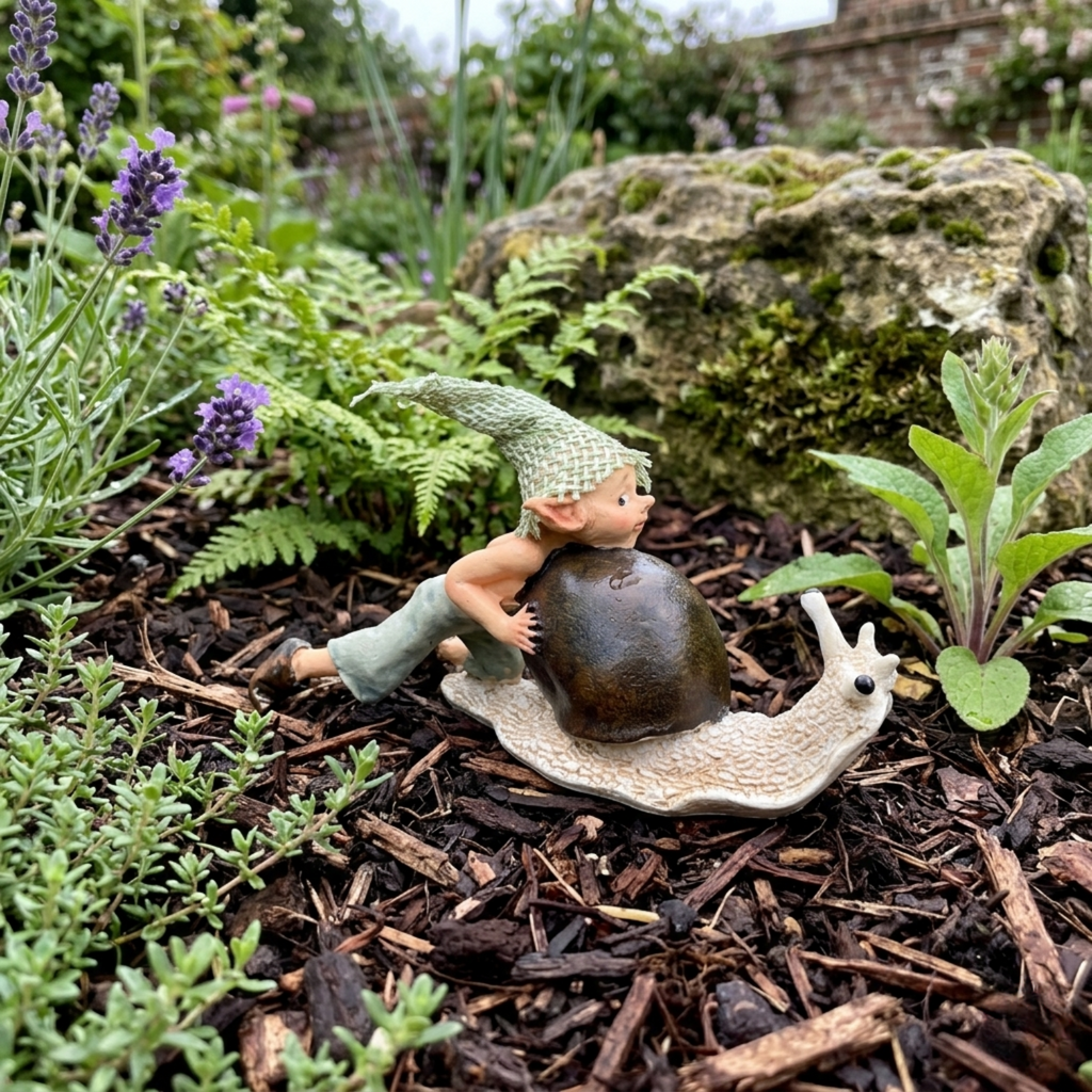 Resin Goblin Fairy Garden Ornament