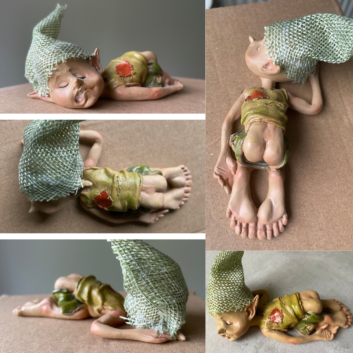 Resin Goblin Fairy Garden Ornament