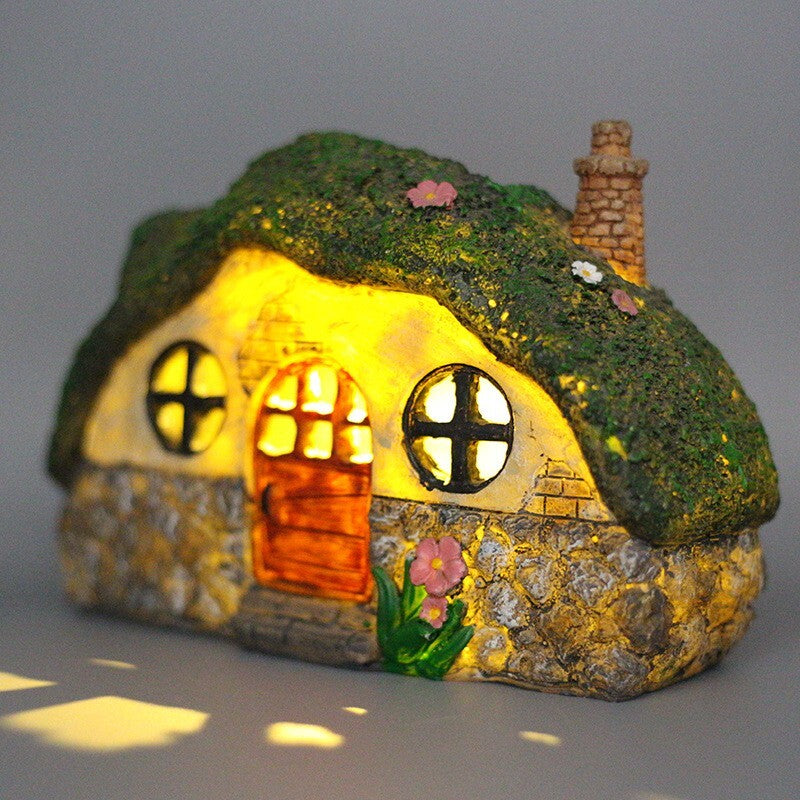 Solar LED Storybook Fairy House Light