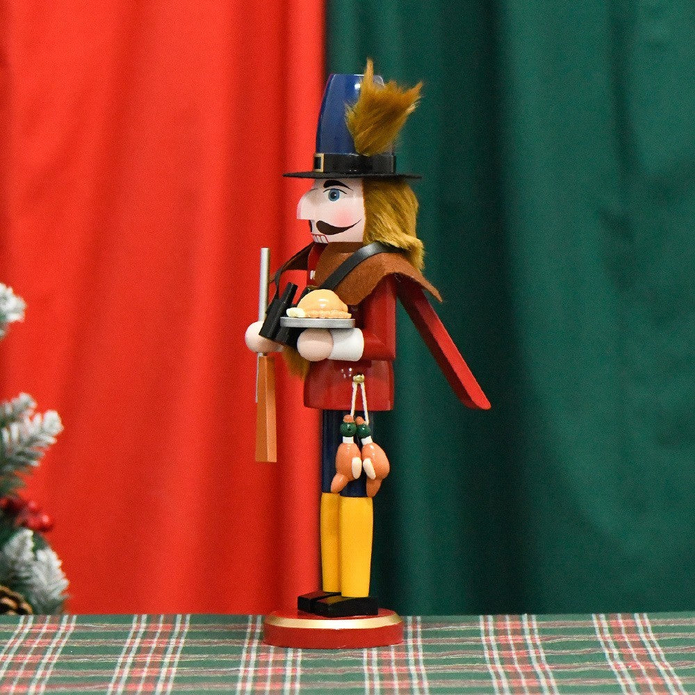 Hunter Nutcracker Christmas Figurine