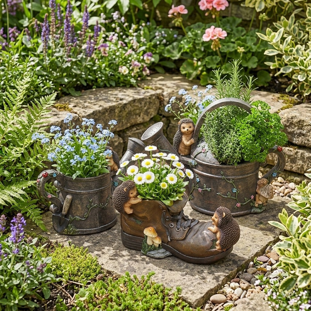 Woodland Hedgehog Planter