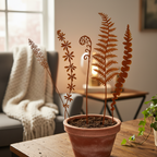 Rusty Steel Botanical Silhouettes