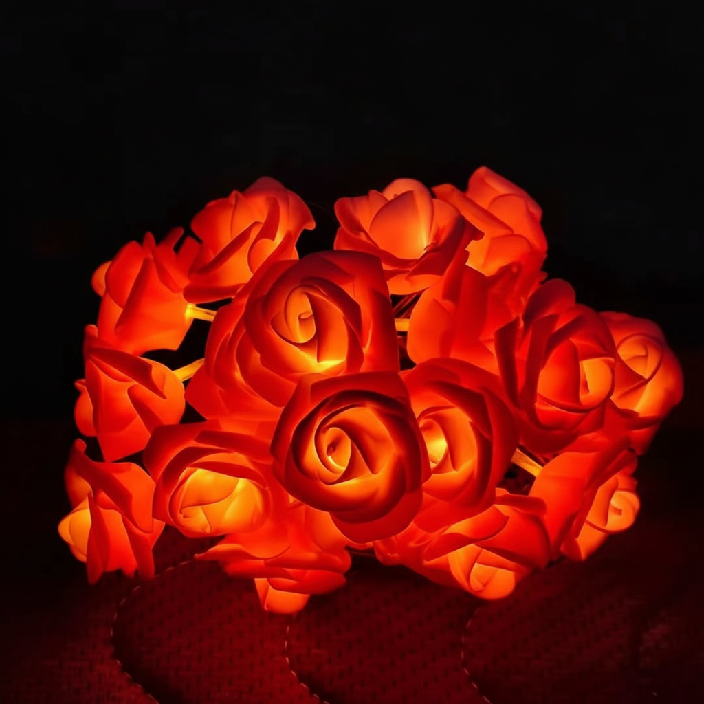 Rose LED String Lights