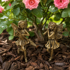 Bronze Effect Plant Pot Fairy Figures