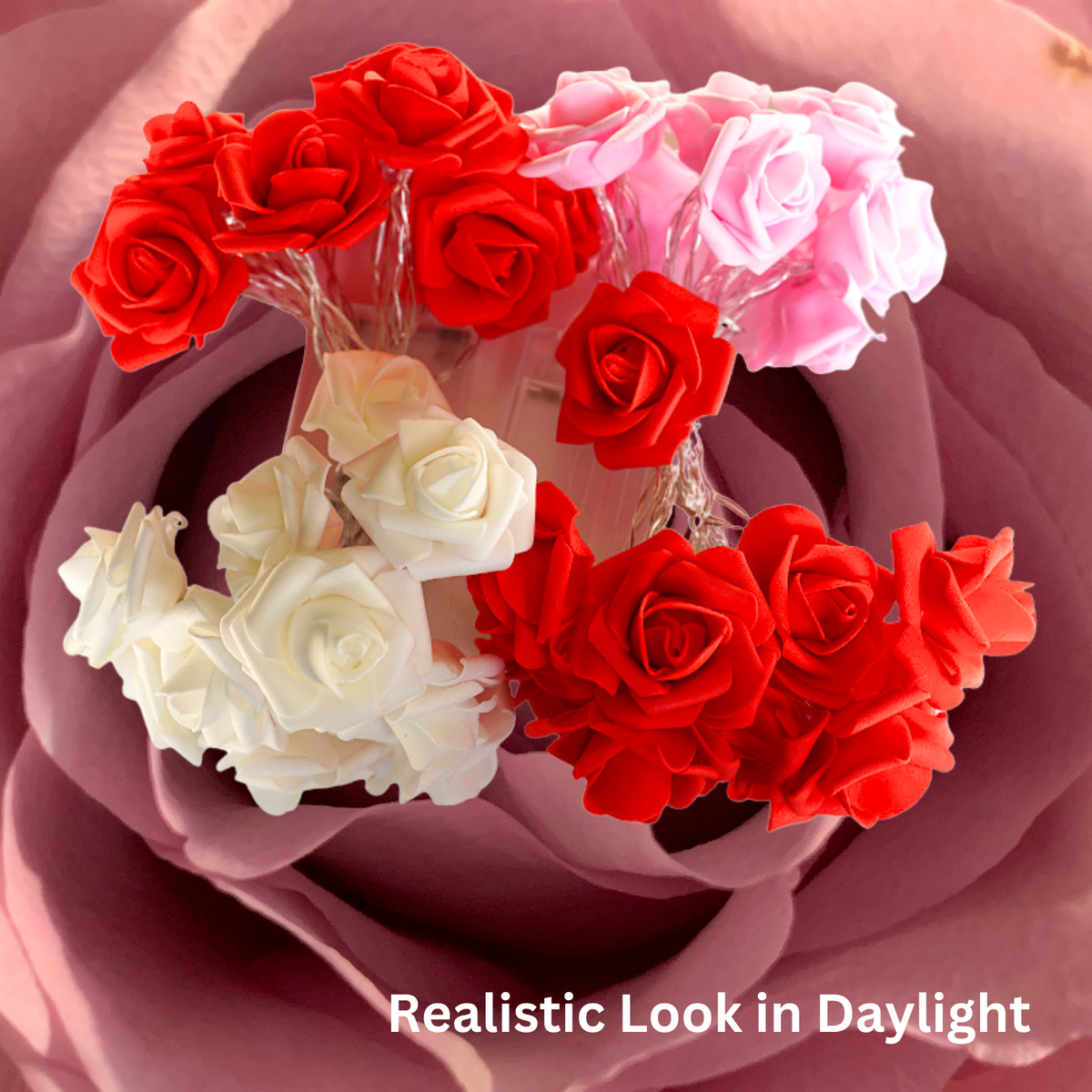 Rose LED String Lights