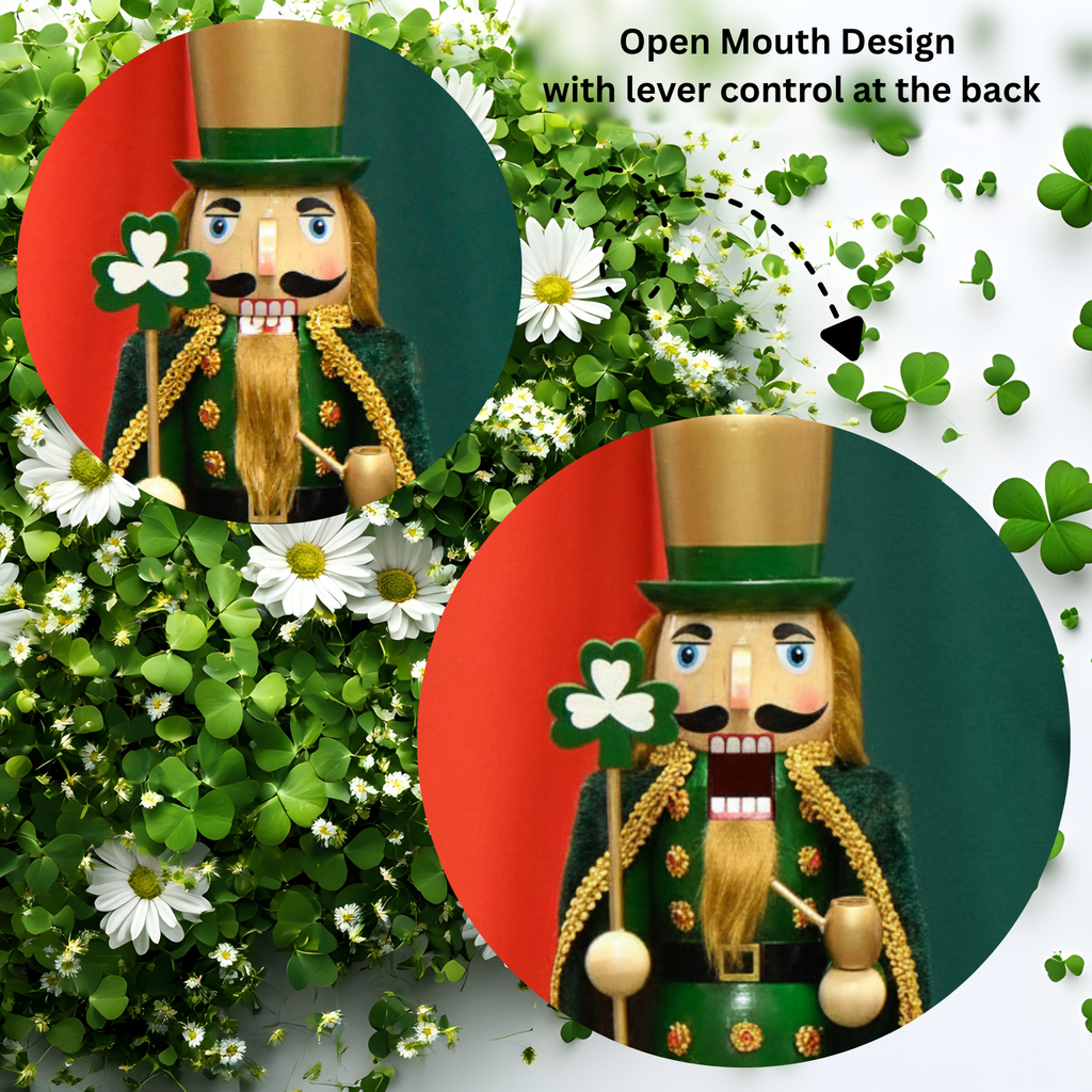 St Patrick's Day Irish Nutcracker Figurine
