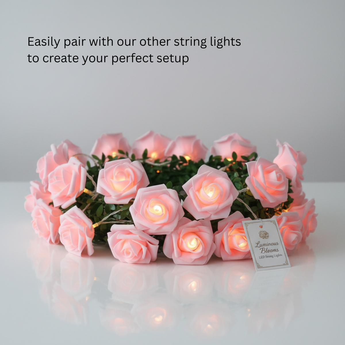 Rose LED String Lights
