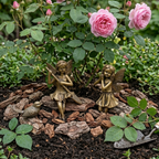 Bronze Effect Plant Pot Fairy Figures