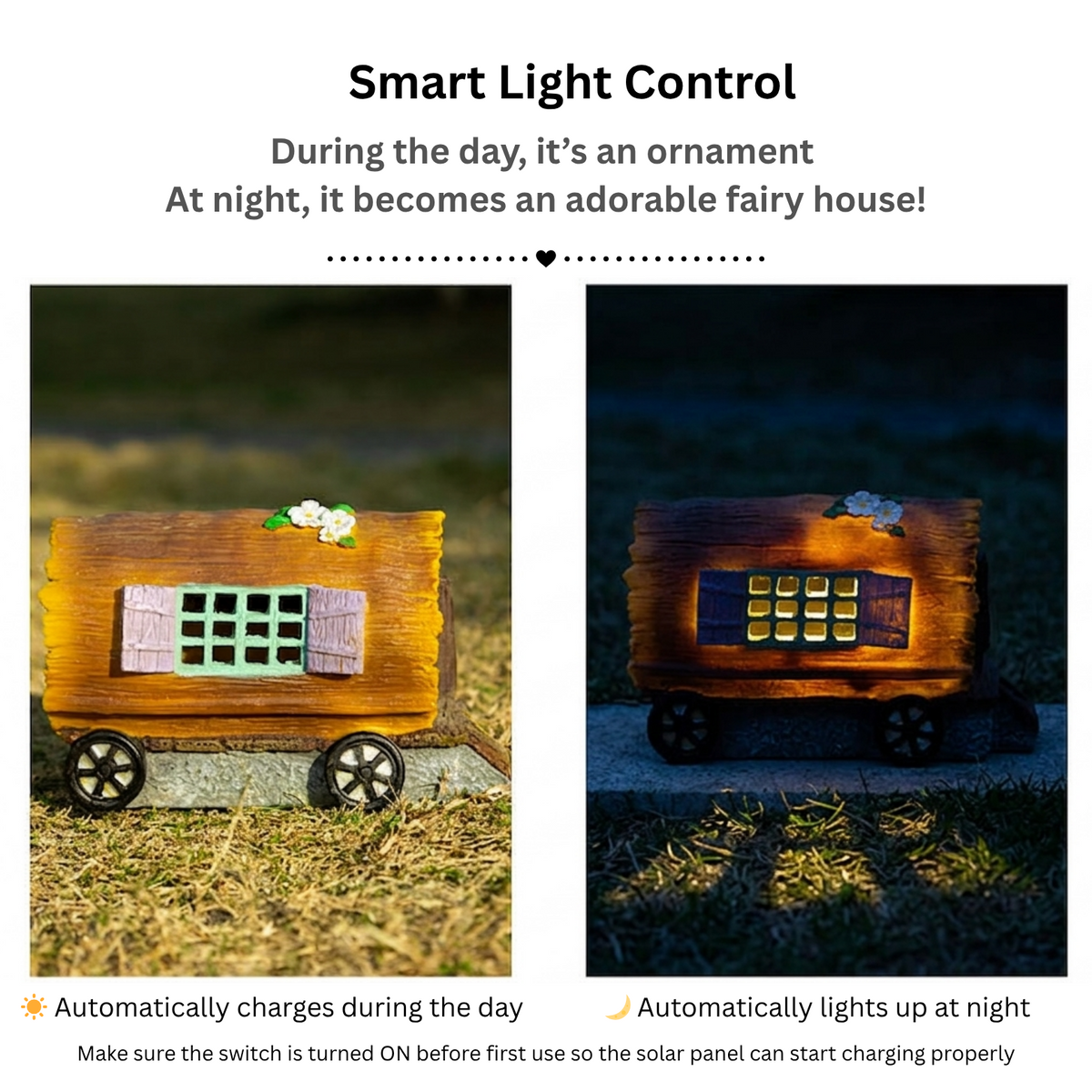 Solar Fairy Caravan Garden Light