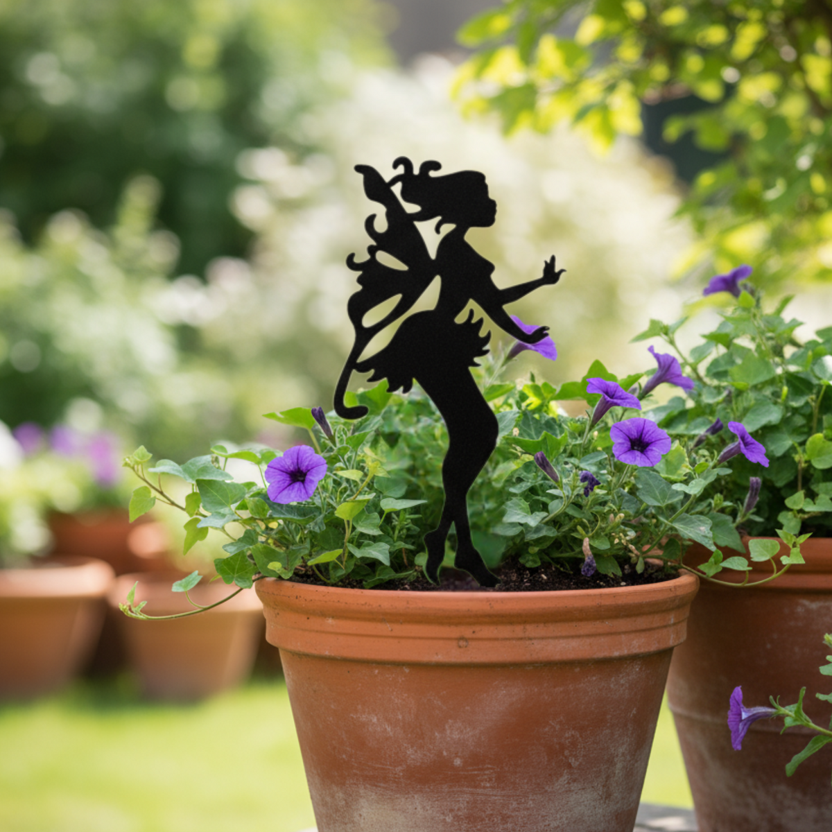Dancing Dawn Fairy Garden Stake