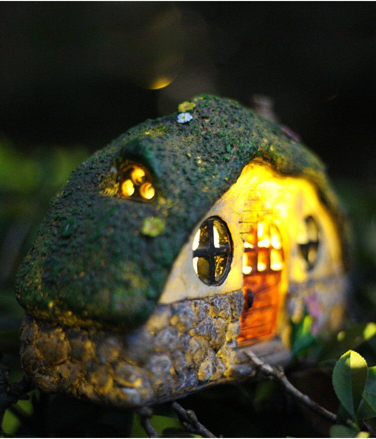 Solar LED Storybook Fairy House Light