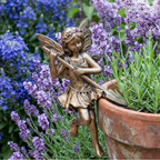 Bronze Effect Plant Pot Fairy Figures