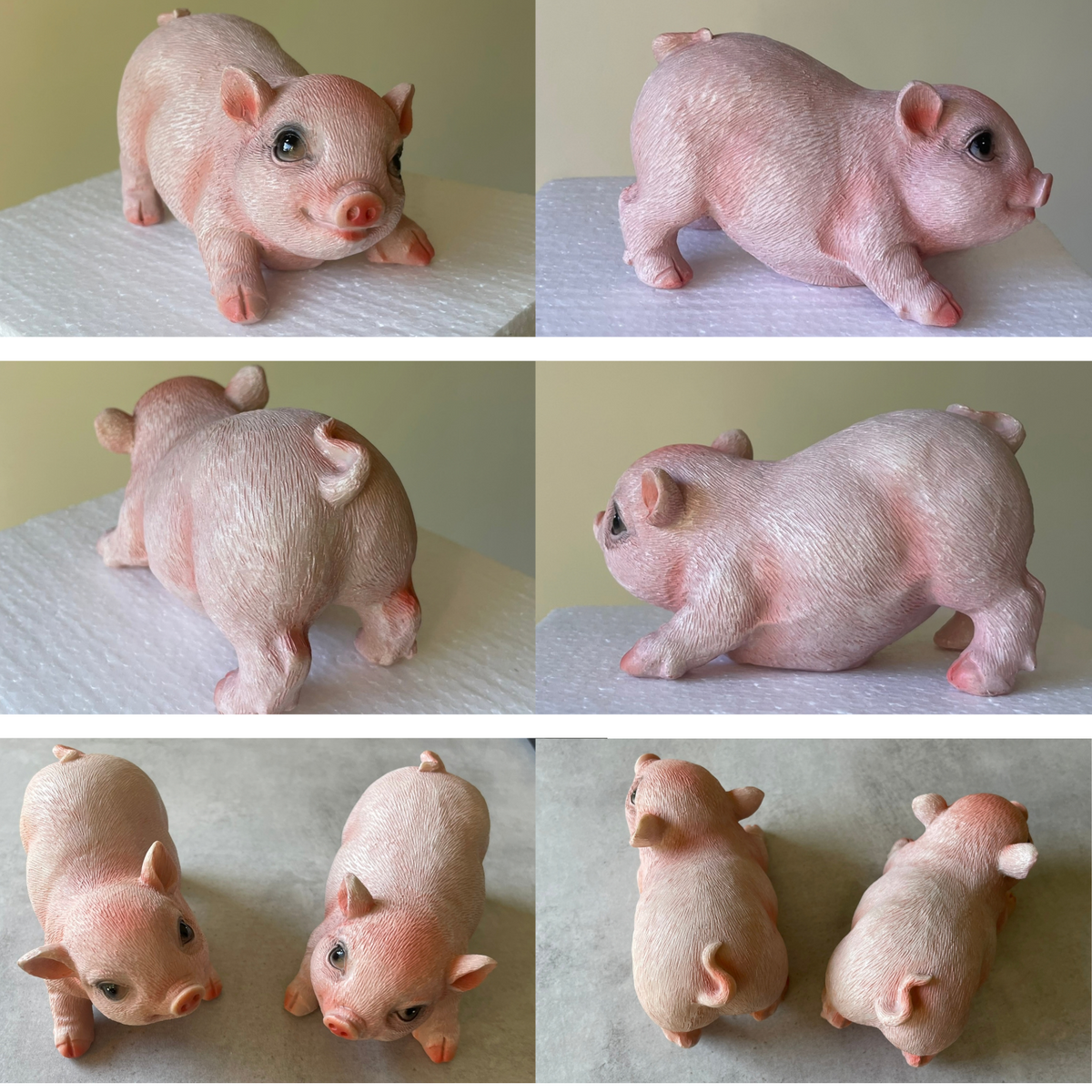 Pink Pig Farmhouse Figurines