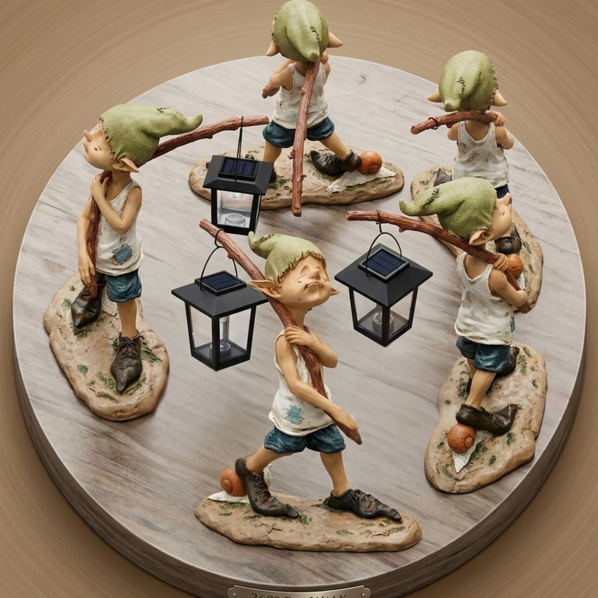 Solar Lantern Pixie Garden Ornament