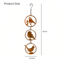 Three Bird Silhouette Hanging Ornament