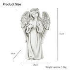 LED Guardian Angel Memorial Statue