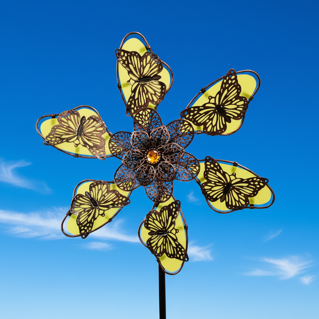 Glow in the Dark Butterfly Wind Spinner