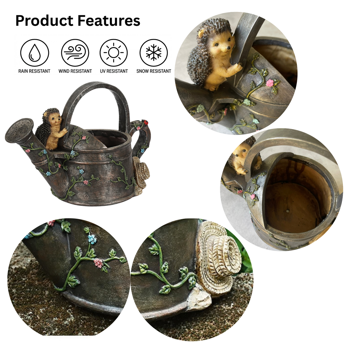 Woodland Hedgehog Planter