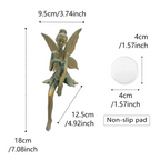 Bronze-Effect Sitting Fairy Statue