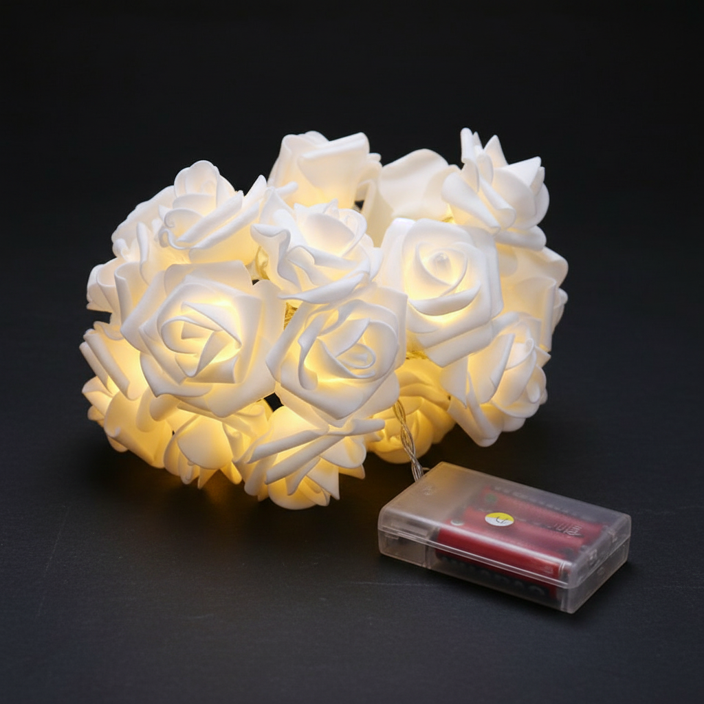 Rose LED String Lights