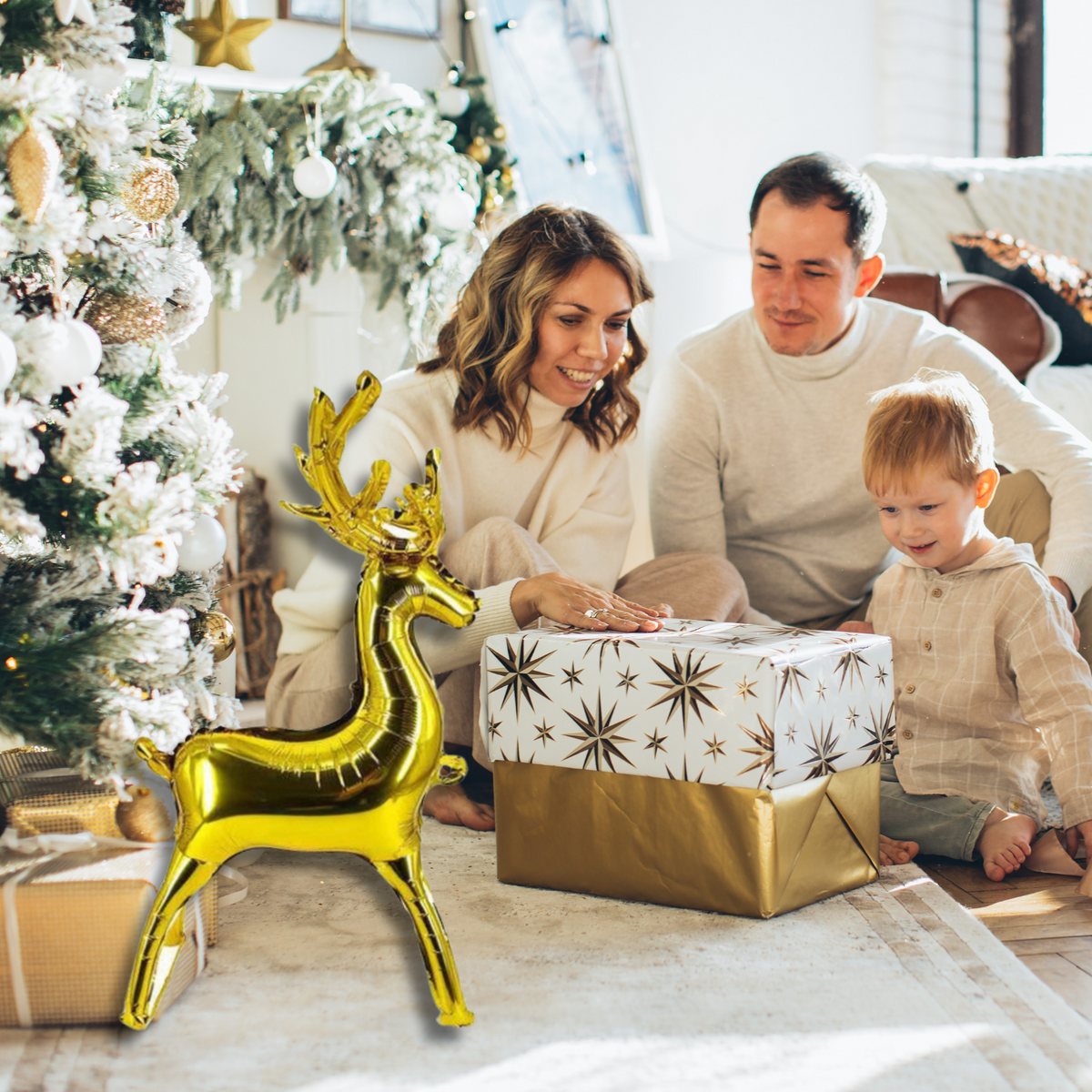 Standing Reindeer Christmas Balloons