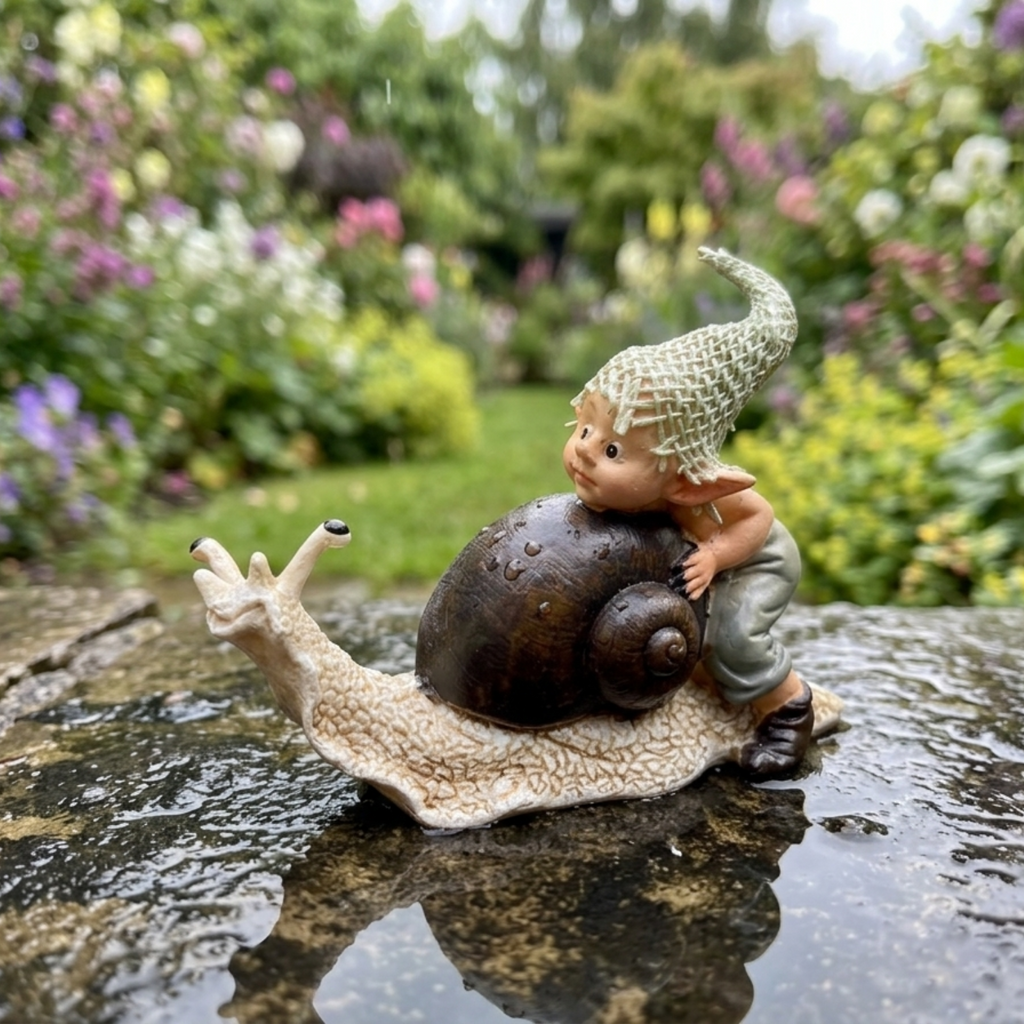 Resin Goblin Fairy Garden Ornament
