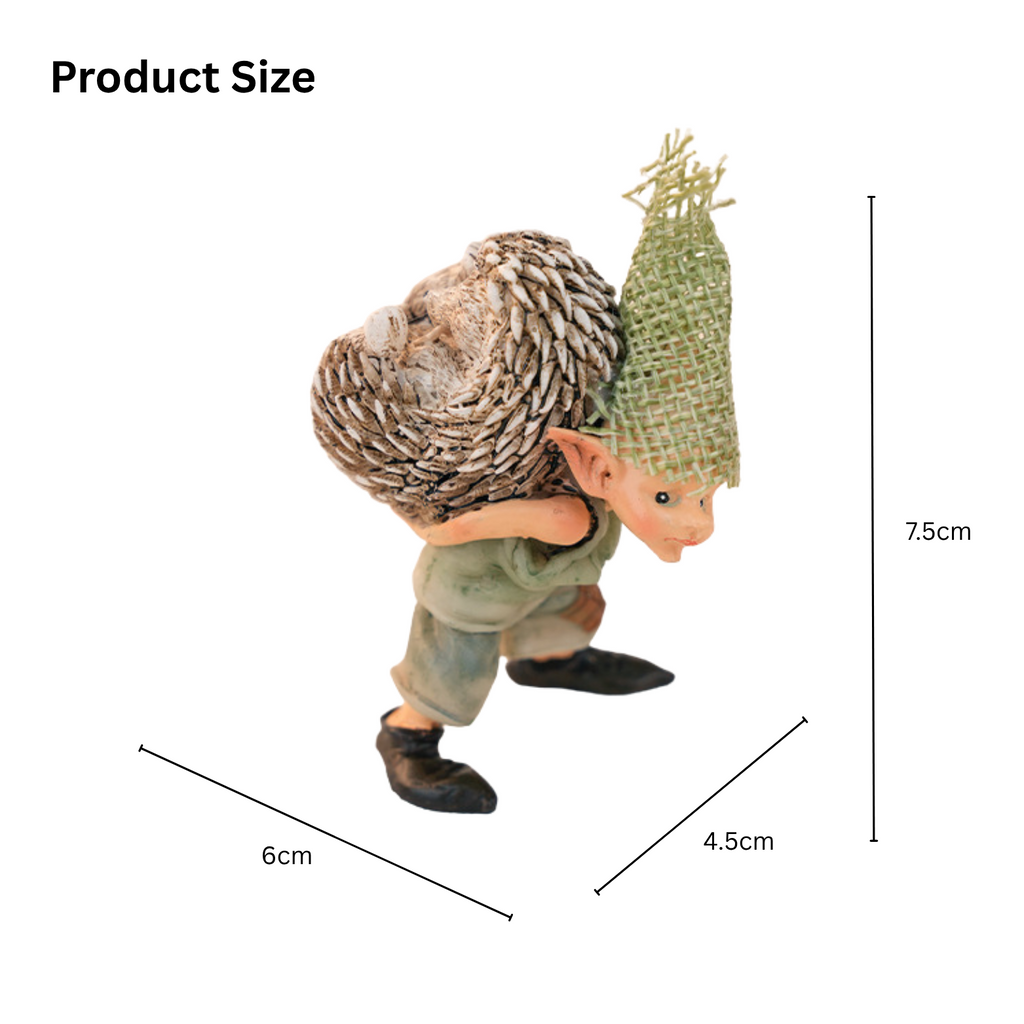Resin Goblin Fairy Garden Ornament