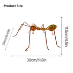 Handmade Rustic Metal Ant Sculpture