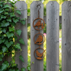 Three Bird Silhouette Hanging Ornament