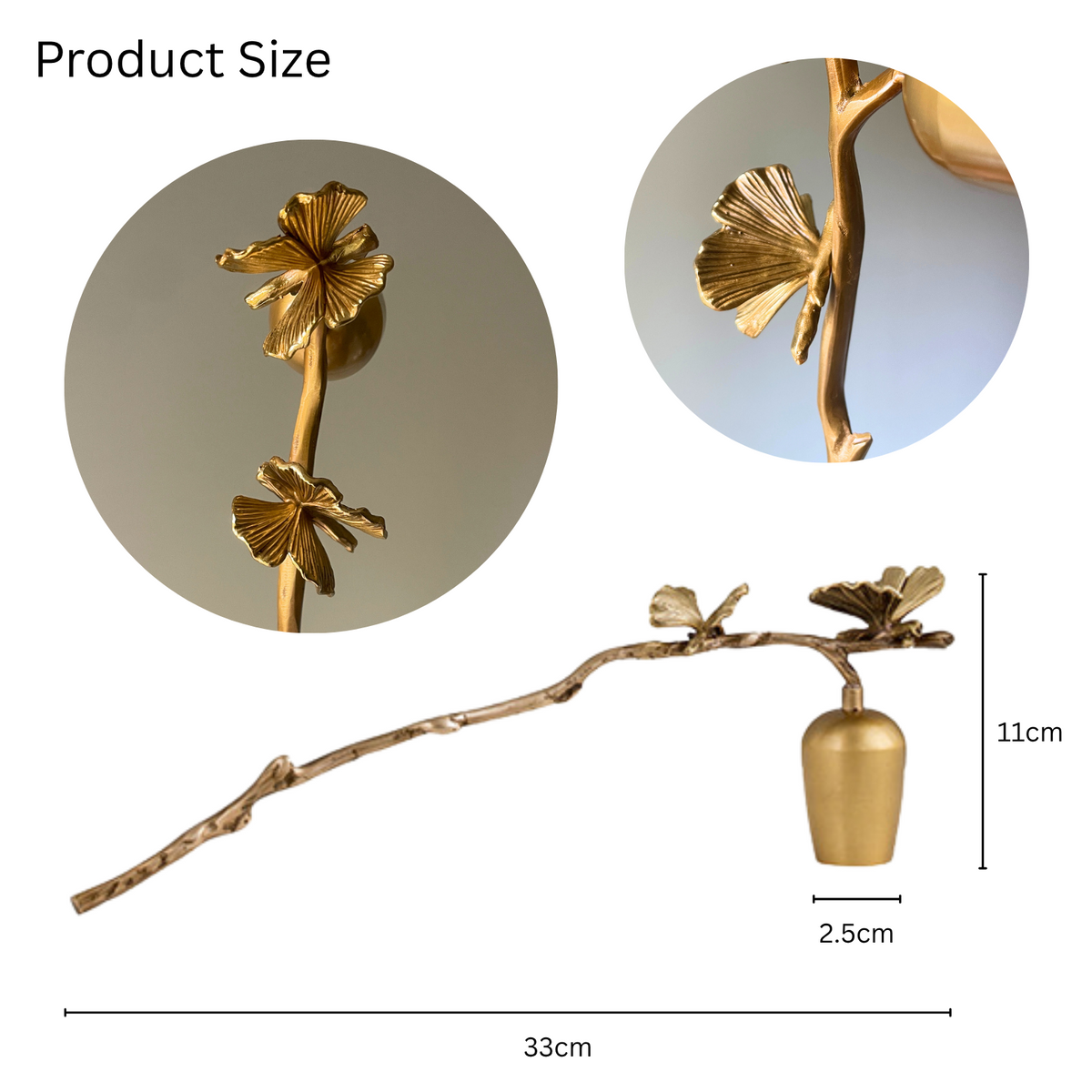 Solid Brass Long Handle Candle Snuffer