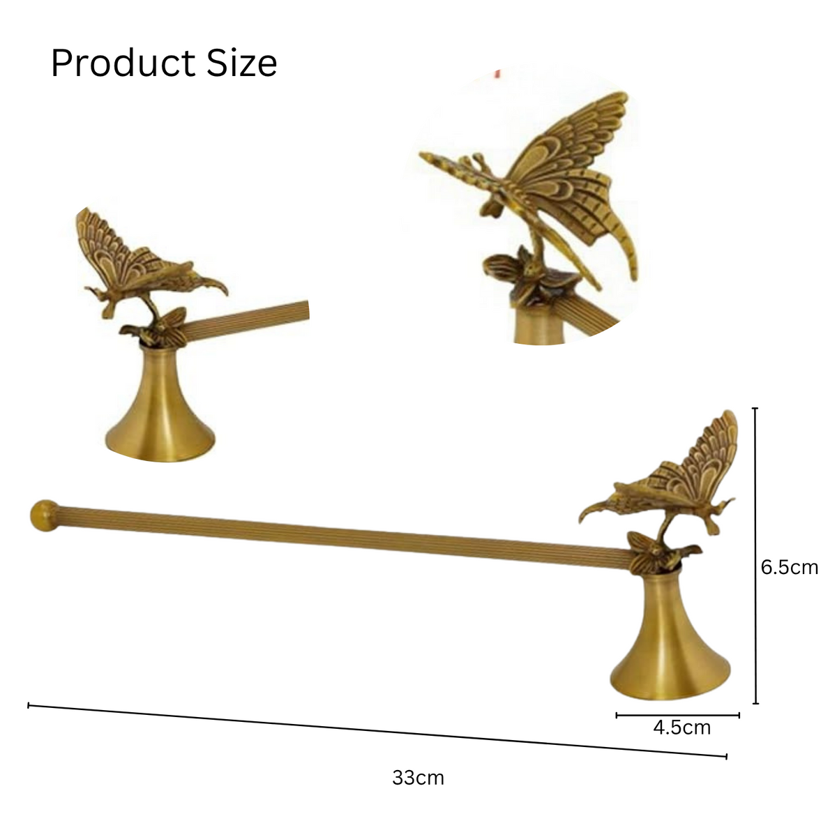 Solid Brass Long Handle Candle Snuffer