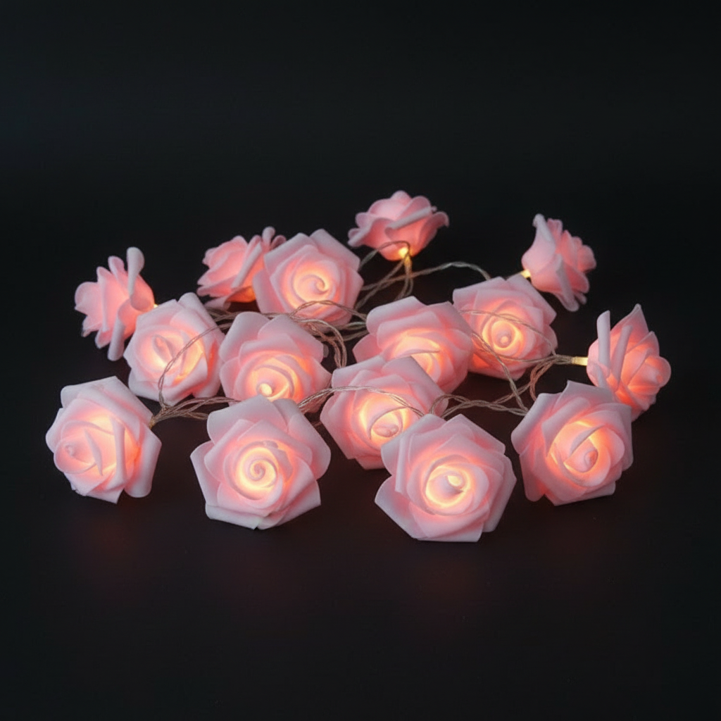 Rose LED String Lights