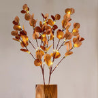 LED Faux Eucalyptus Branch Lights