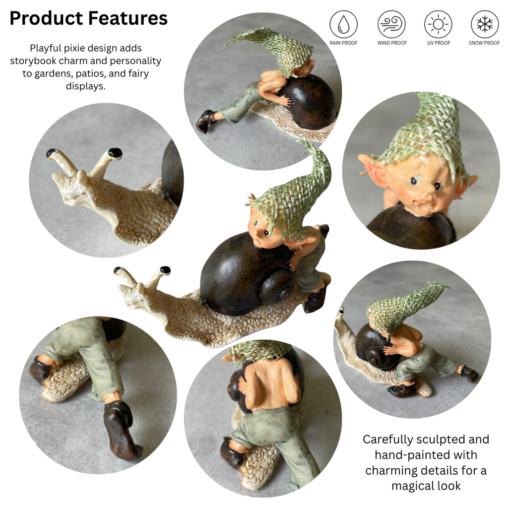 Resin Goblin Fairy Garden Ornament