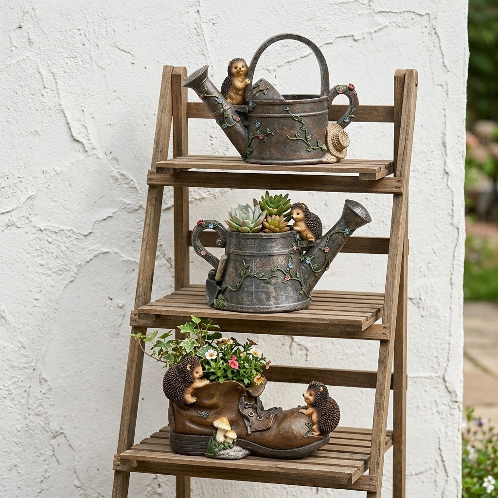 Woodland Hedgehog Planter