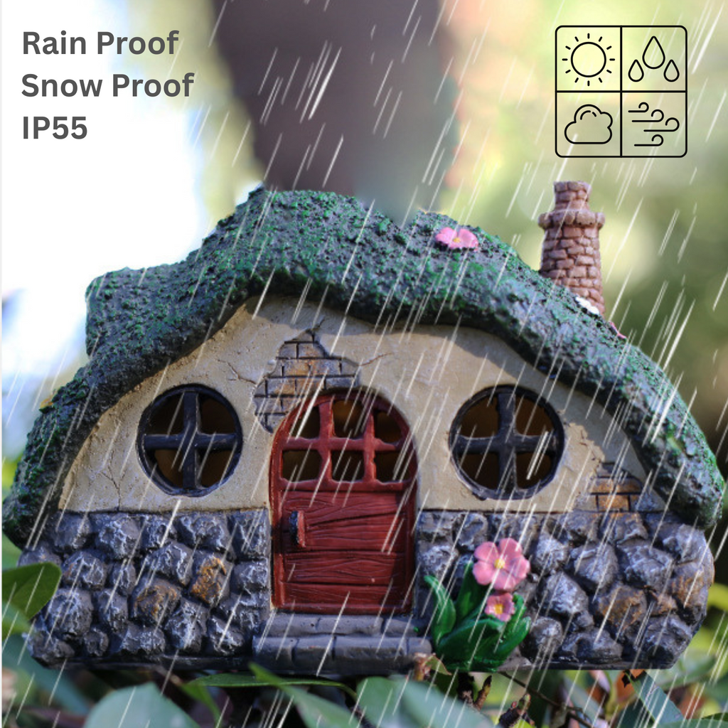 Solar LED Storybook Fairy House Light