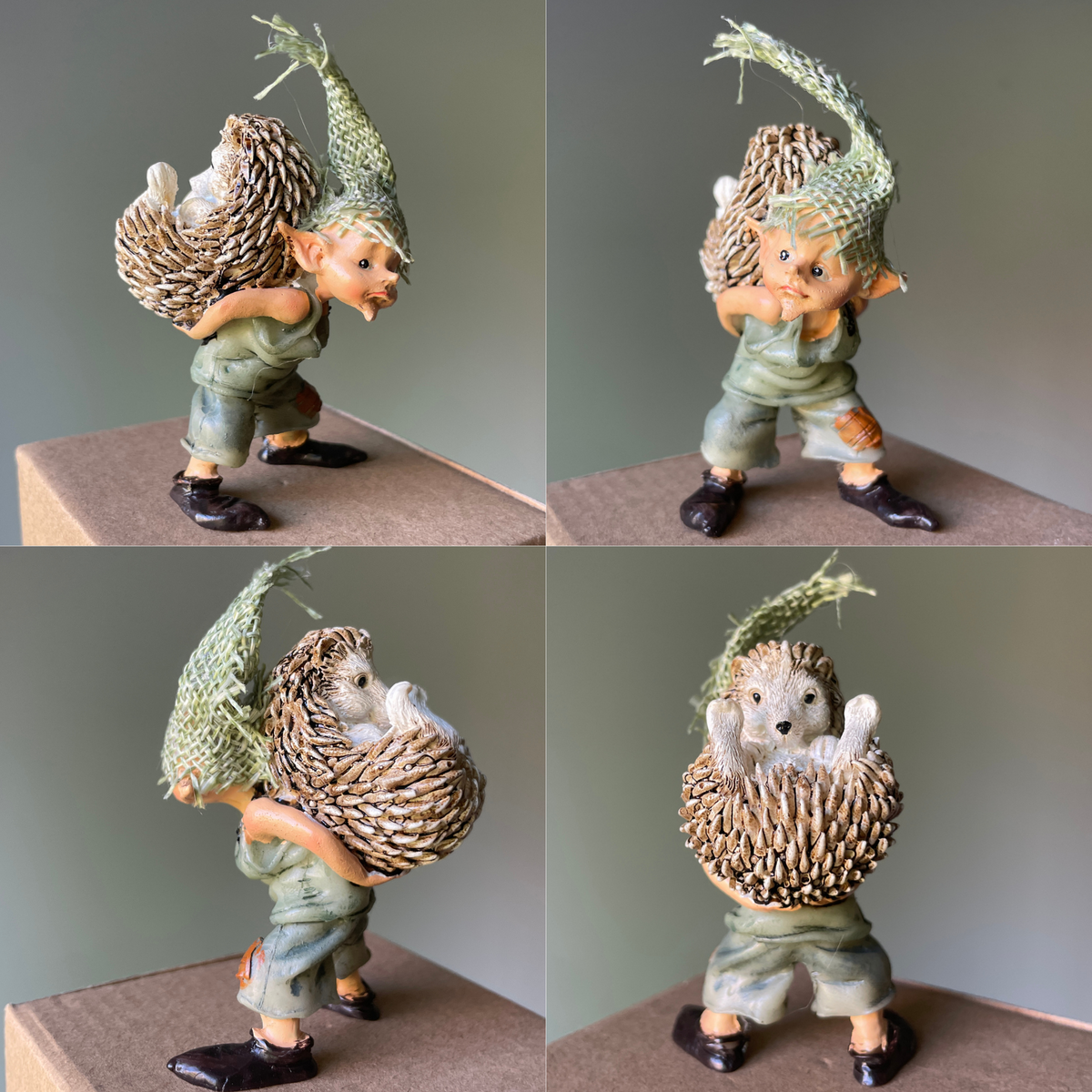 Resin Goblin Fairy Garden Ornament