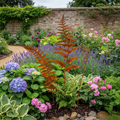 Metal Fern Leaf Garden Stake