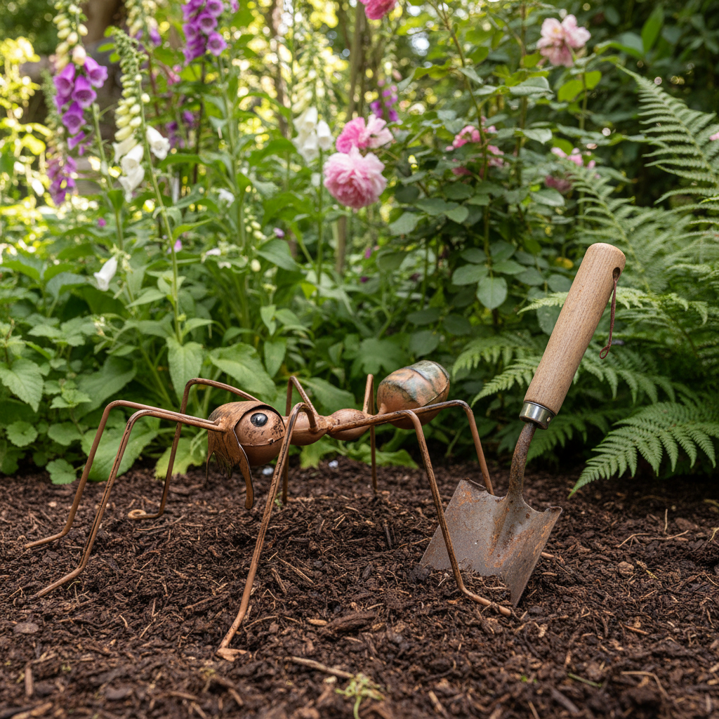 Metal Ant Garden Ornament