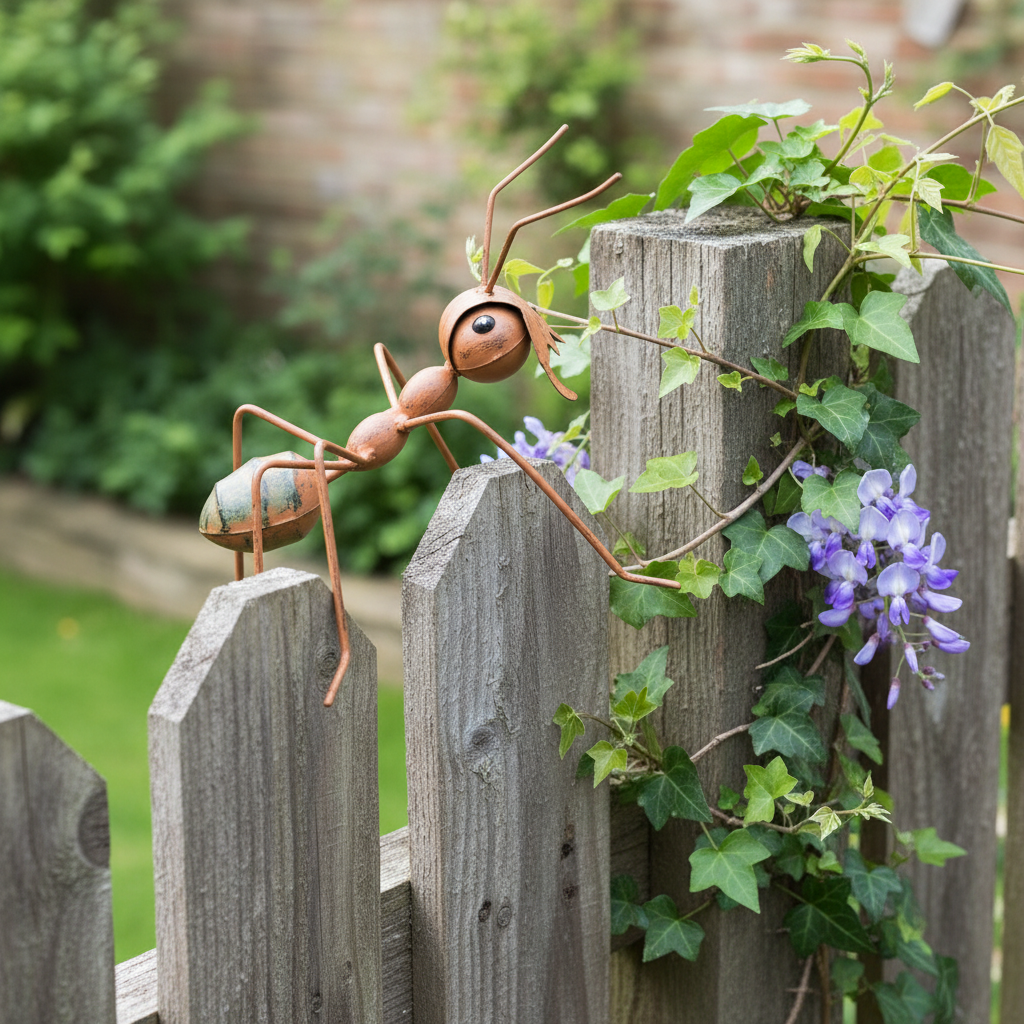 Metal Ant Garden Ornament