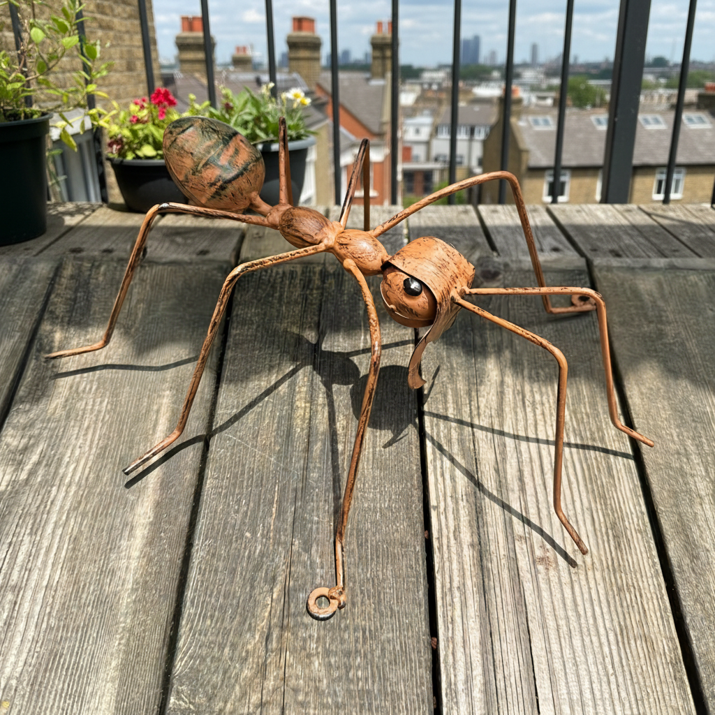 Metal Ant Garden Ornament