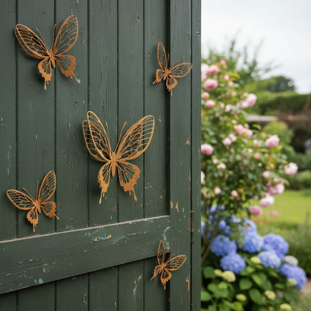 Set of 3 Butterfly Hanging Ornament
