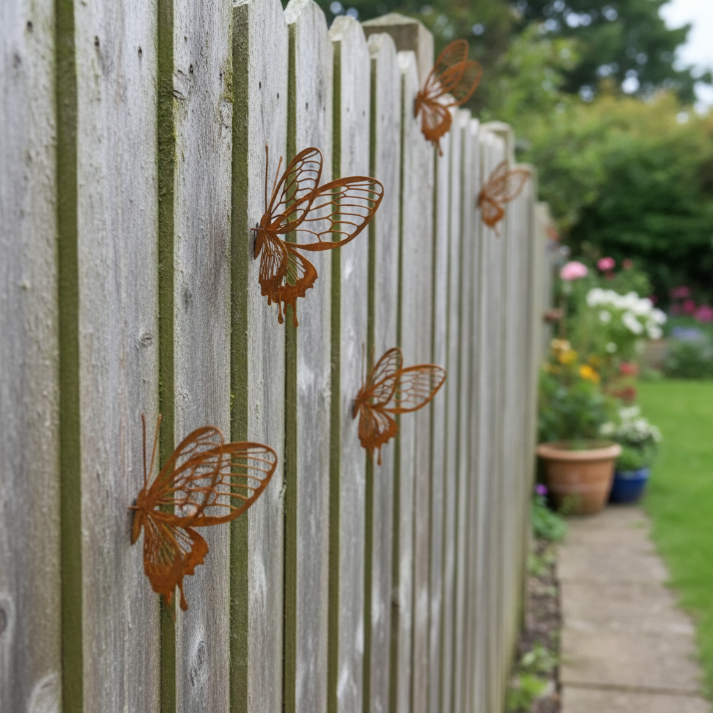Set of 3 Butterfly Hanging Ornament